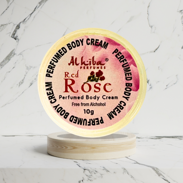 Rose Perfumed Body Cream – 10g | Al Hiba | Solid Perfume