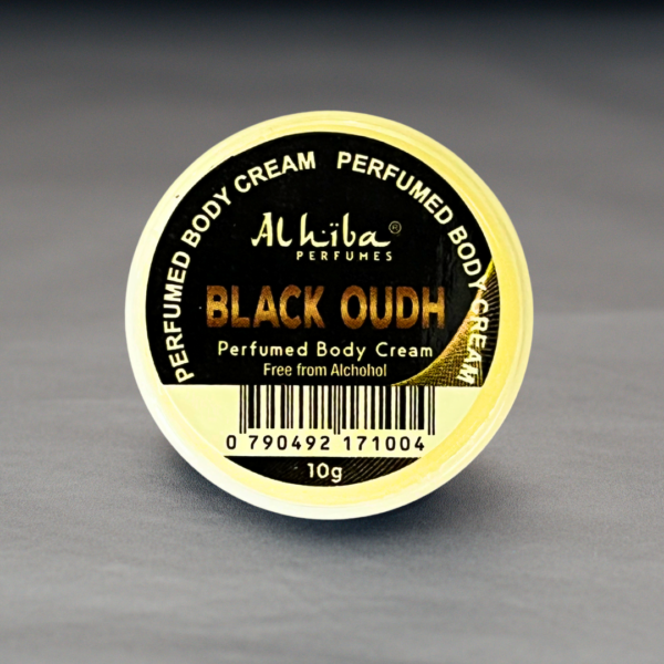 Black Oudh Perfumed Body Cream - 10g | Al Hiba