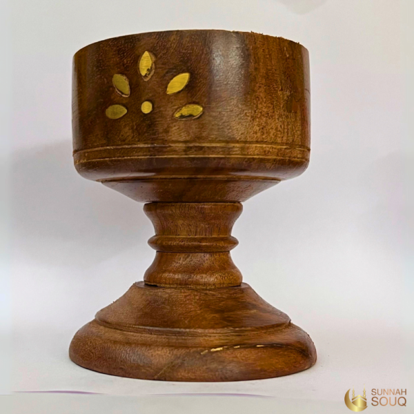 Wooden Bakhoor Burner Stand Large - Image 3