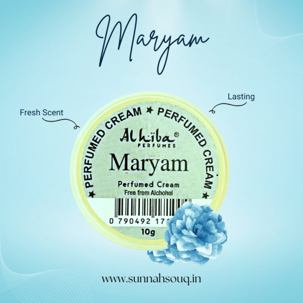 Maryam Perfumed Body Cream - 10g | Al Hiba | Solid Perfume