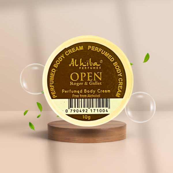 Open Perfumed Body Cream – 10g | Al Hiba | Solid Perfume