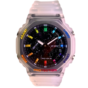 Rugged Dual-Time Sports Watch