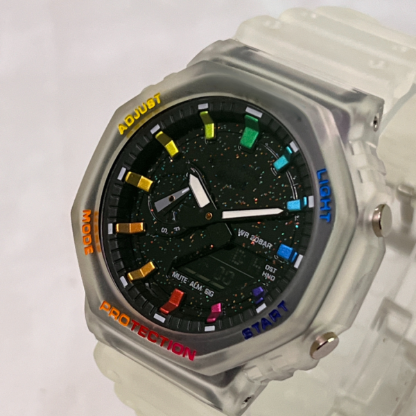 Rugged Dual-Time Sports Watch for Adventurers - Image 2