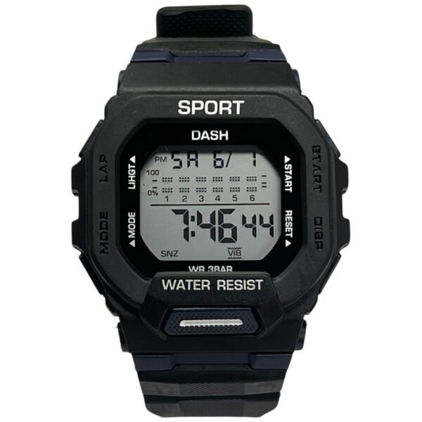 Dash Black Sport Watch - Image 3