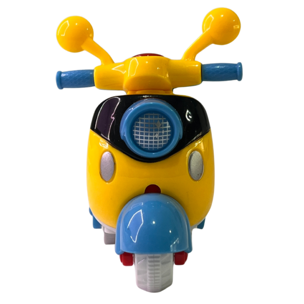 Wespa Toy Scooter for Kids – Yellow and Red Design - Image 5