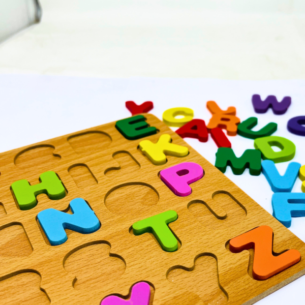 Educational Wooden Alphabet Puzzle - Image 5