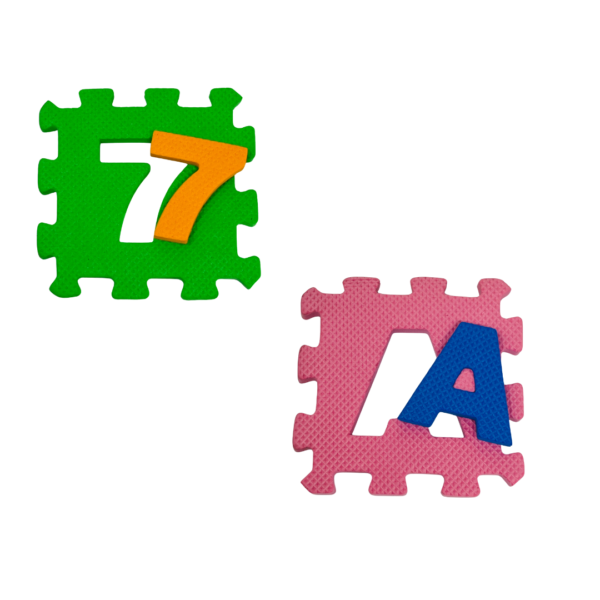 Children Mat EVA Foam Alphabet Letters (A to Z) Numbers (0 to 1) Floor Soft Baby Mat 3d Blocks Kids Educational toys 36 pcs Educational Learning Toy - Image 5