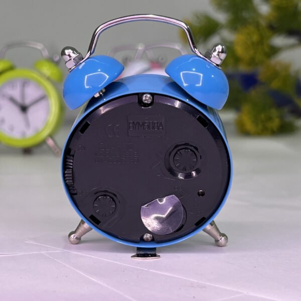 Cute Mini Table Clock - Vintage Style | Blue - Image 3