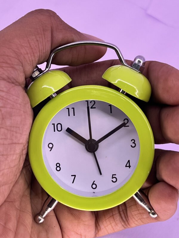 Cute Mini Table Clock - Vintage Style | Green - Image 2