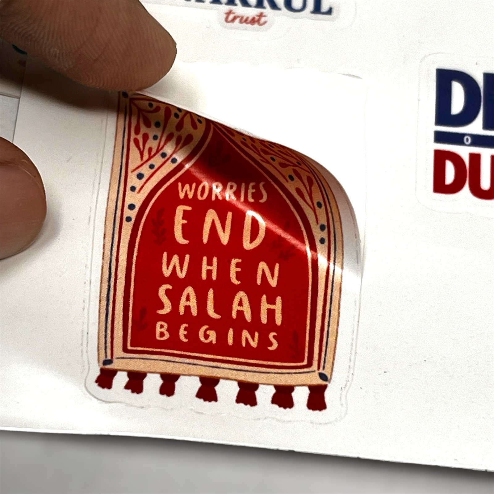 Islamic Motivational Stickers Pack – Aesthetic Deen Quotes | Waterproof Vinyl Stickers for Laptop, Journal & Phone - Image 2