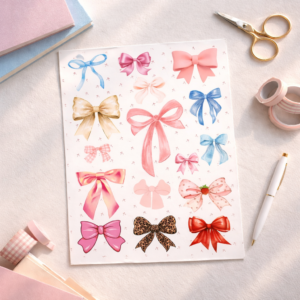 Bow Sticker