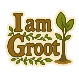 I am groot sticker