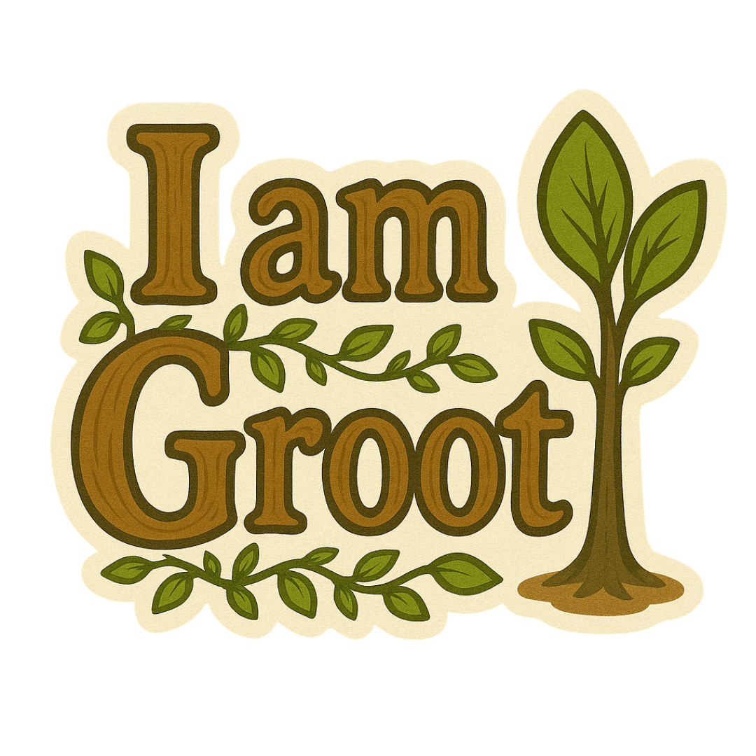 I am groot sticker