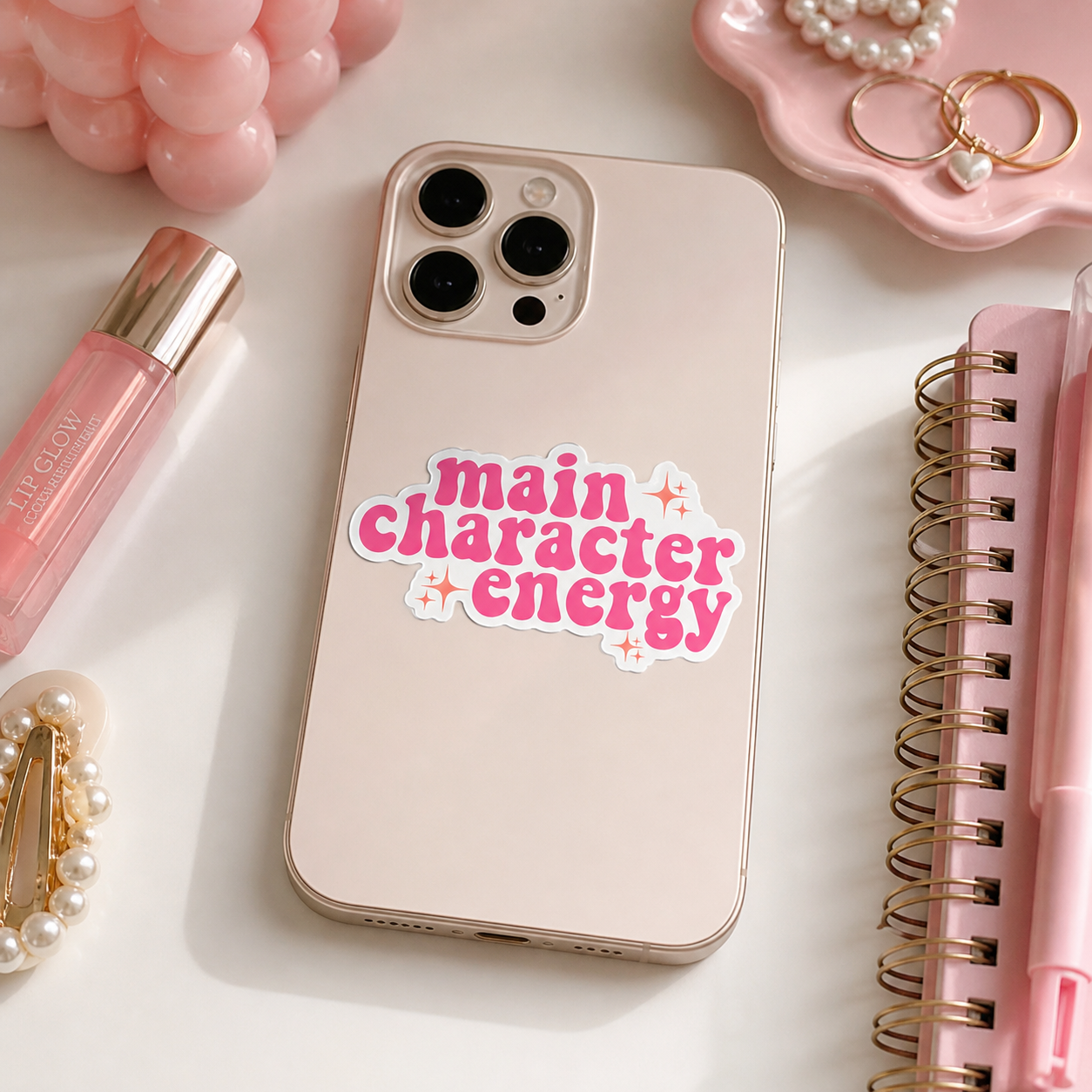 main character energy sticker