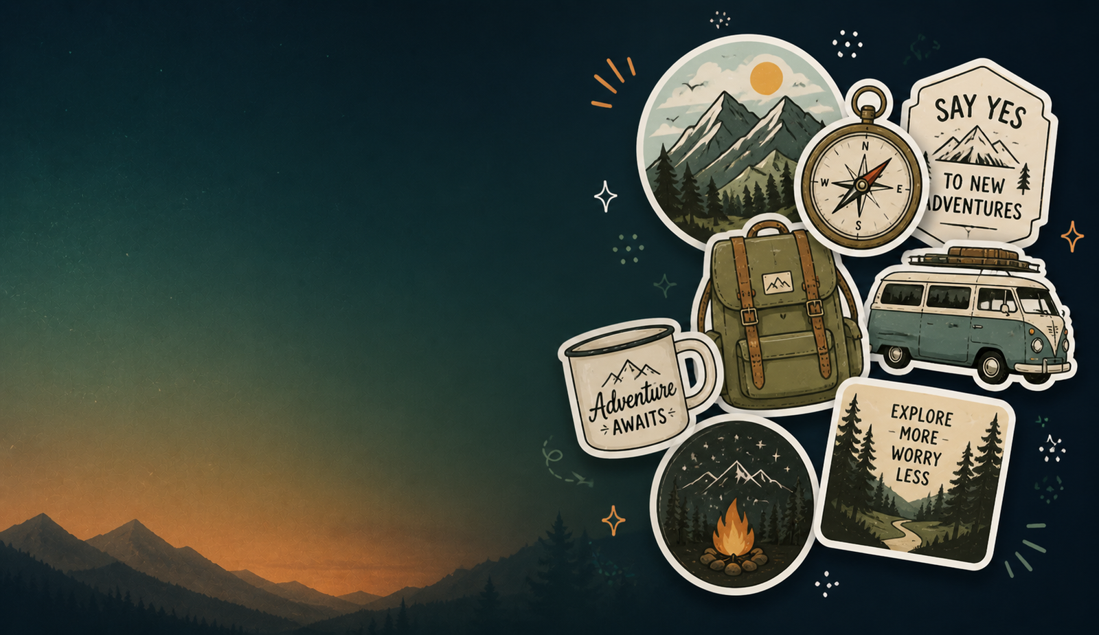 Movie Quotes Stickers Banner