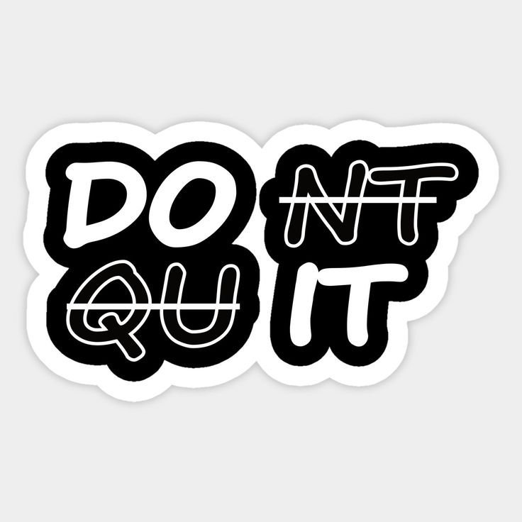 Do It Motivational Vinyl Sticker