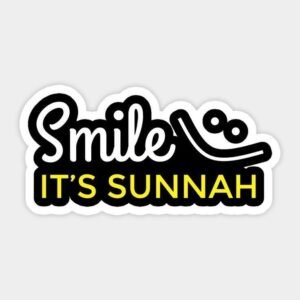 Smile It’s Sunnah Aesthetic Vinyl Sticker
