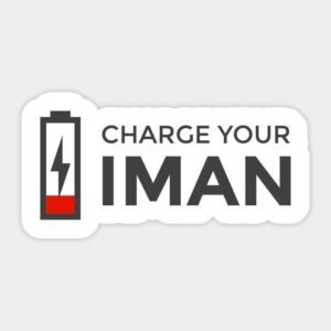 Charge Your Iman Vinyl Sticker