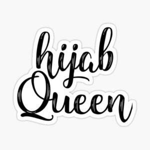 Hijab Queen Aesthetic Vinyl Sticker