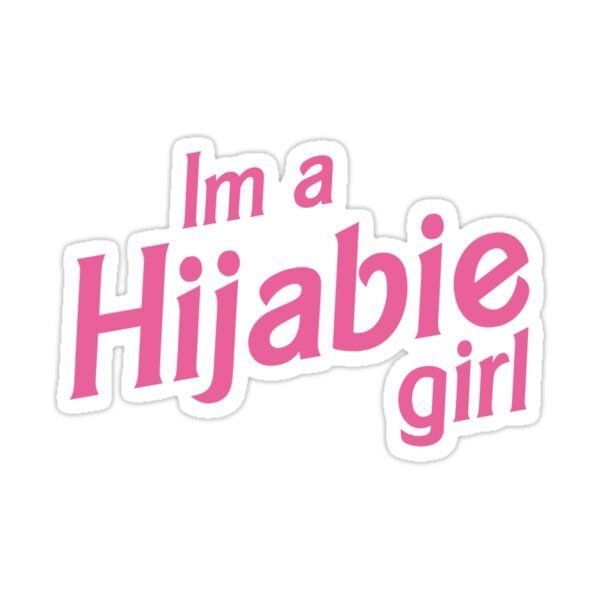 I'm a Hijabie Girl Aesthetic Vinyl Sticker