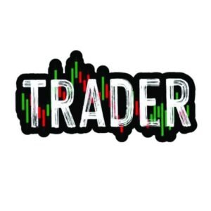 Trader Aesthetic Vinyl Sticker for Investors