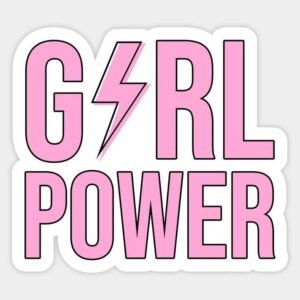 GRL Power Aesthetic Vinyl Sticker