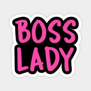 Boss Lady Aesthetic Vinyl Sticker