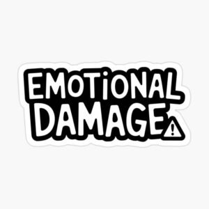 Emotional Damage Meme Aesthetic Vinyl Sticker