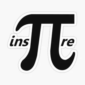 Inspire Pi Math Pun Vinyl Sticker