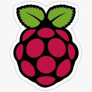 Raspberry Pi Tech Logo Vinyl Sticker