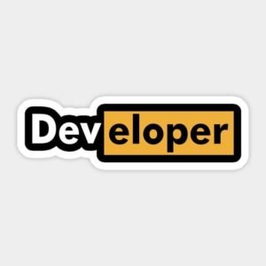 Developer Aesthetic Vinyl Sticker