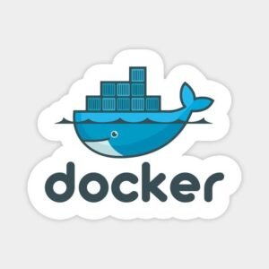 Docker Logo Premium Vinyl Sticker for Developers