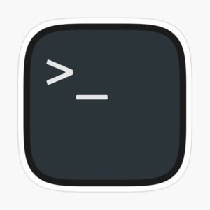 Terminal Command Prompt Aesthetic Vinyl Sticker