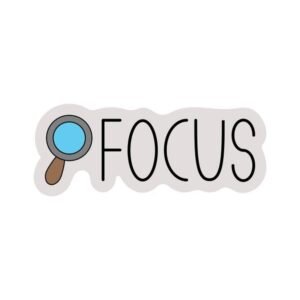 Focus Aesthetic Waterproof Vinyl Sticker